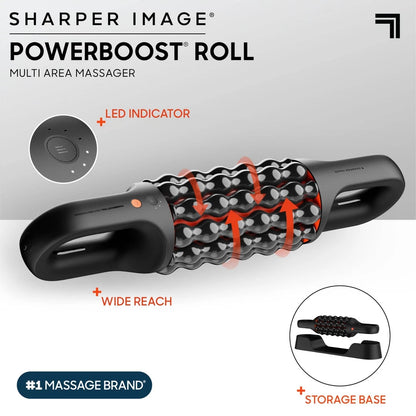 Sharper Image Rechargeable Powerboost Roll Massager